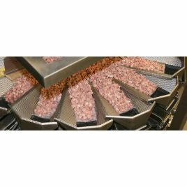 Multihead meat weighers